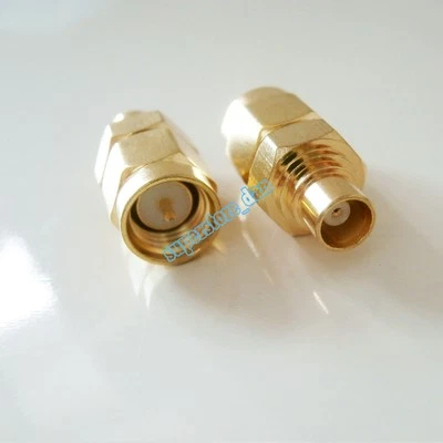 1Pcs SMA Male Plug to MCX Female Straight RF Coax Coaxial Connector Adapter - Image 1 of 4