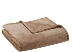Mainstays Super Soft Plush Blanket, Brown, King 102"X90", Suitable for Adult - Picture 1 of 5