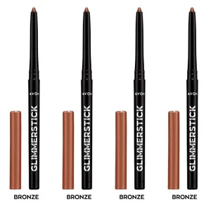 NEW Avon Glimmerstick Retractable Eyeliner - Bronze 0.28 g / SET OF 4 - Picture 1 of 15