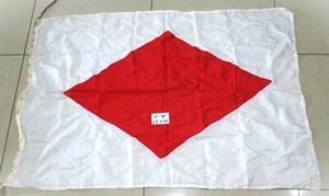 Nautical Signal Flag Code- FOXTROT  Communication  Maritime Maritime (49X34CMS) - Picture 1 of 6