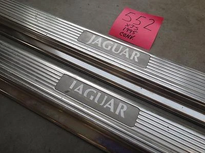 1995 Jaguar XJS Convertible  Aluminum Door Thresholds Pair Used OEM Part #552 - Image 1 of 4