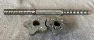 Vintage WEIDER 14" Handle & Screw Collar Locks~L@@K~ - Image 1 of 4