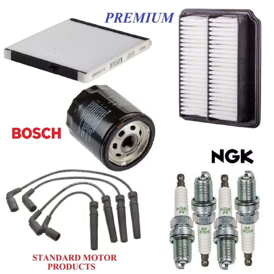 Kit de puesta a punto filtros de aceite de aire bujías para Pontiac Wave5 L4; 16L 2005-2007 Foto 1 de 1