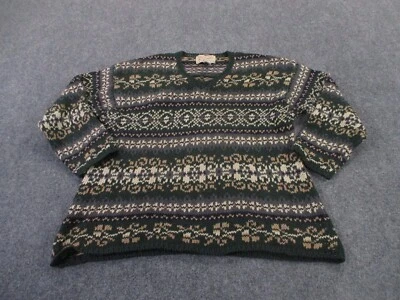 Suéter Grueso De Colección Abercrombie Fitch Para Mujer L Verde Azteca De Gran Tamaño Foto 1 de 4