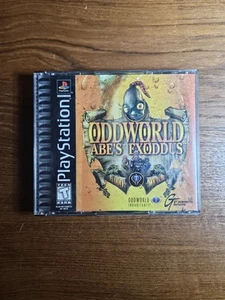 Oddworld Abe’s Exodus Black Label, PlayStation 1, CIB With Original Insert - Picture 1 of 6