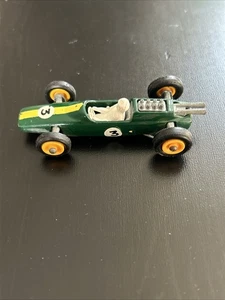 Vintage Matchbox Lesney No. 19 Lotus F1 Green Racing Car With Driver England - Picture 1 of 9