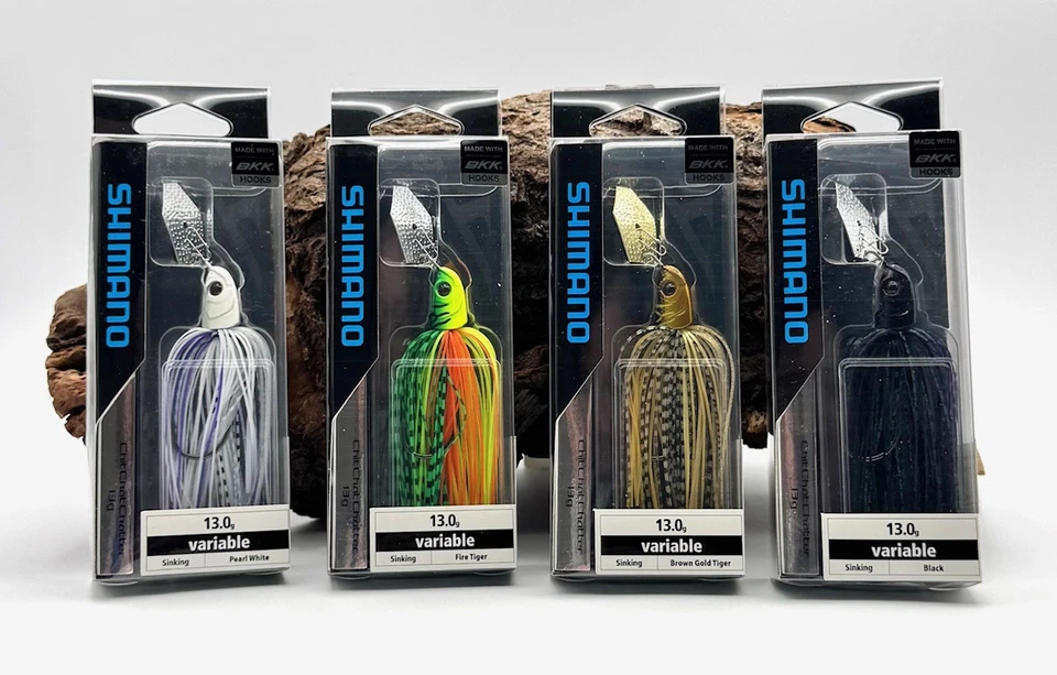 Shimano Yasei Chit Chat Chatter 13g Sinking Chatterbait BKK Haken Bladed Jig DA - Bild 1 von 1