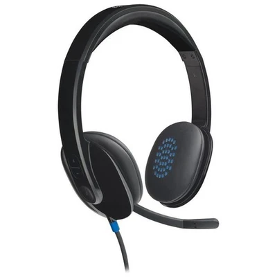 Logitech H540 Auricolare Cablato A Padiglione Ufficio USB tipo A Nero - Immagine 1 di 3