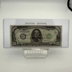 1934 $1000 Bill Federal Reserve Note USA – Rare High Denomination Currency - Picture 1 of 20
