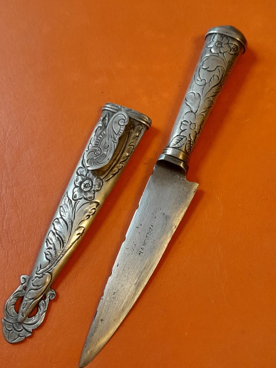 Gaucho Knife In Collectible Vintage Factory Manufactured Fixed