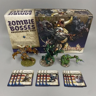 ZOMBIE BOSSES ABOMINATION PACK ZOMBICIDE EXPANSION GUF019 PAINTED MINIATURES - Image 1 of 4