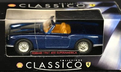 1961 Ferrari 400 Superamerica  Blue1:43 Diecast Shell Classico Collezione in box - Изображение 1 из 4