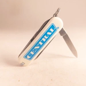 Victorinox Swiss Army Knife 58mm Pocket Knife Classic SD White CENTRAL Logo - Picture 1 of 5
