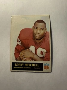 1965 PHILADELPHIA GUM FOOTBALL # 191 BOBBY MITCHELL HOF WASHINGTON REDSKINS EX - Bild 1 von 2