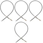 4pcs Motorcycle Brake Cable Steel Brake Cable Replaceable Brake Cable Electric