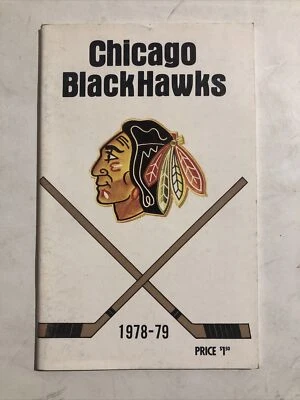 Vintage Chicago Blackhawks 1978-79 Media Guide Yearbook & Pocket Schedule - VGC - Image 1 of 4