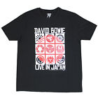 Men's David Bowie Live In Japan T-shirt Small Black