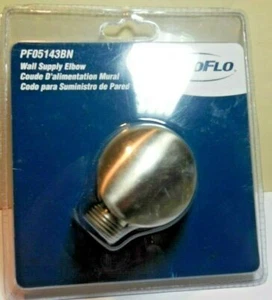 PROFLO PF05143BN, Wall Supply Elbow,Brass Nickel,NEW - Picture 1 of 1