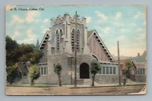 M.E. Chiesa, Colton, California, cartolina - Foto 1 di 2