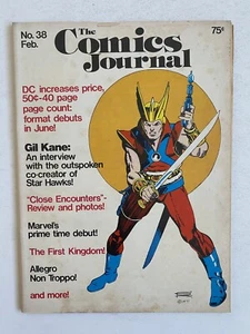 The Comics Journal February No. Number 38 1977 Vintage Magazine 1970s Gil Kane - Picture 1 of 6