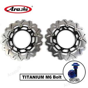 Rotor de disco de freno delantero y pernos para Yamaha FZ6 FAZER 600 2004 - 2008 2007 2006 - Imagen 1 de 15