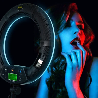 Yidoblo FC-480 Luci ad anello selfie LED colorate dimmerabili per fotografia fotografica
