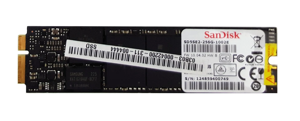 SanDisk 256GB SSD mSATA Solid State SD5SE2-256G-1002E for ASUS Taichi Zenbook - Image 1 of 1