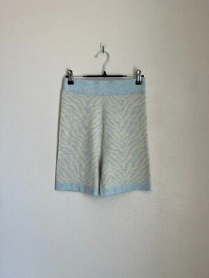 Pantalones Cortos de Motociclista FIND ME NOW para Mujer Estampado de Cebra River en Azul Claro Talla PEQUEÑA Foto 1 de 4