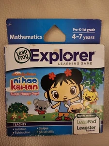 Nihao KAI LAN Super Happy Day Game Leap Frog LeapPad Explorer New Sealed - Picture 1 of 6