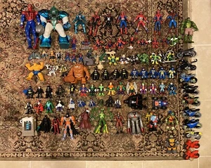 Lot of Over 100 Loose Marvel DC X-Men Avengers Batman SpiderMan TMNT Star Wars - Picture 1 of 10