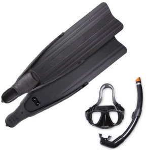 Omer Eagleray Pinne Con Maschera e aeratore set completo per apnea con Borsa - Imagen 1 de 5