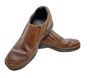 G.H. Bass & Co Brown Leather Slip On Loafers Men's US 11 - Picture 1 of 9