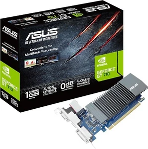 ASUS GeForce NVIDIA GT 710 1GB GDDR5 Grafikkarte *für Ersatzteile oder Reparatur* - Bild 1 von 6