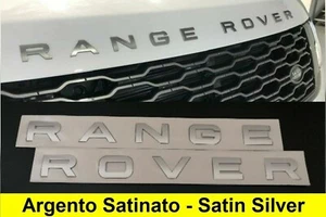 Logo Scritta Argento Satinato evoque sport vogue velar land stemma - Imagen 1 de 1
