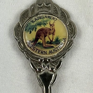 KANGAROO WESTERN AUSTRALIA Souvenir Spoon 4.5” Stainless Randa - Picture 1 of 4