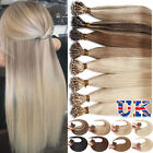 UK Thick Russian Nano Ring Loop 100% Human Remy Hair Micro Beads Hair Extensions
