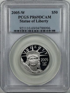 2005-W $50 Proof Platinum American Eagle PR69DCAM PCGS 04788996 - Picture 1 of 2