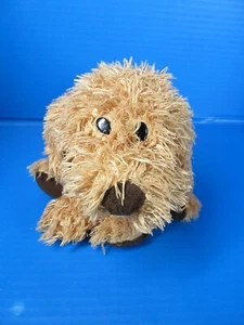 TY Classic Calhoun Brown Shaggy Puppy Dog Plush Stuffed Toy 14 Inch 2003 Floppy - Picture 1 of 9