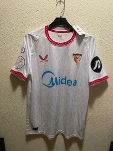 CAMISETA UTILLAJE Jugador: COPA DEL REY 2024/25 OLOT vs SEVILLA FC 17 SAÚL "M" - Imagen 1 de 8