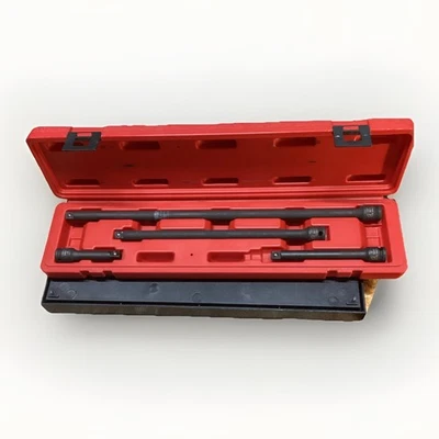 Sunex 4pc 3/8" Drive Impact Sockets Extensions Set 3,5,10, 15" Long 3500 NICE! - Image 1 of 4