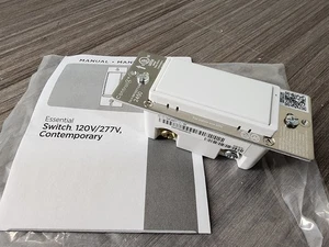 Control4 Switch C4-V-SW120277-C-WH Essential Contemp - Picture 1 of 8