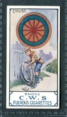 C.W.S. CWS 1912 "BOY SCOUT SERIES #7 CYCLIST" CIGARETTE CARD - Image 1 of 2