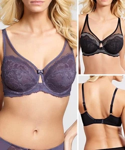 Panache Arla High Apex Balcony Bra 9771 Underwired Non Padded Stretch Full Cup - Picture 1 of 20