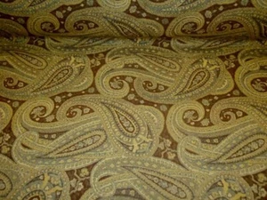 Luxury St Croix Multi Paisley Woven Fabric - Picture 1 of 3