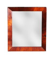 An Antique Mahogany Picture Frame with Mirror, circa 1840, 12-1/2" X 10-1/2"
