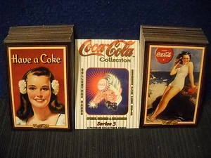Juego de 3 tarjetas base Coca-Cola Collection Series 1994 + envoltorio - Imagen 1 de 7