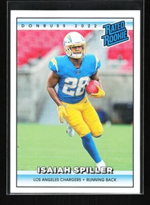 Isaiah Spiller 2022 NFL Instant Rated Rookie Retro RC #RR34 /4094 - Picture 1 of 2