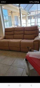 Brand New La Z Boy Motorized Sofa And Loveseat In Custom Fabric - Picture 1 of 5