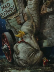 Dumbo Baby Of Mine Print 2 About 8”x10” - Picture 1 of 1