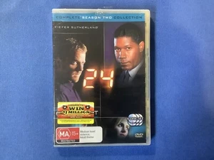 24: Season 2 DVD | NEW & SEALED - Kiefer Sutherland - Region 4 Torn Plastic - Picture 1 of 2